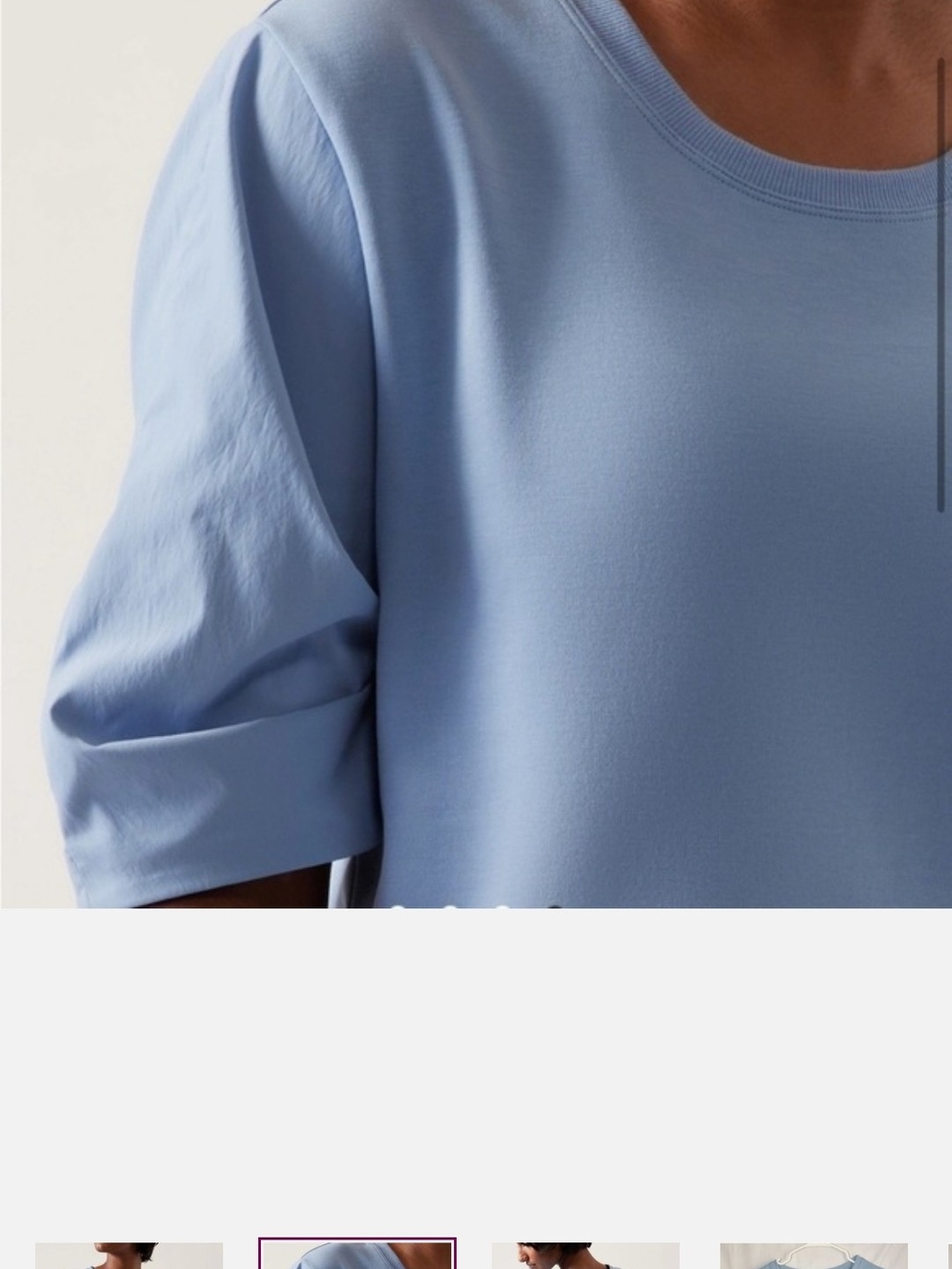 Athleta Harlow Hybrid Tee - XL - Picture 3 of 3